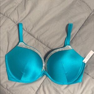Victoria’s Secret Teal bikini top 36DDD SOLD OUT NWT push up